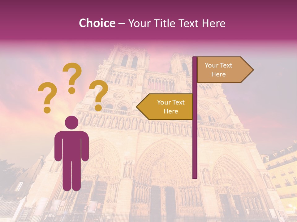 Daybreak Bell Tower Chandelier PowerPoint Template