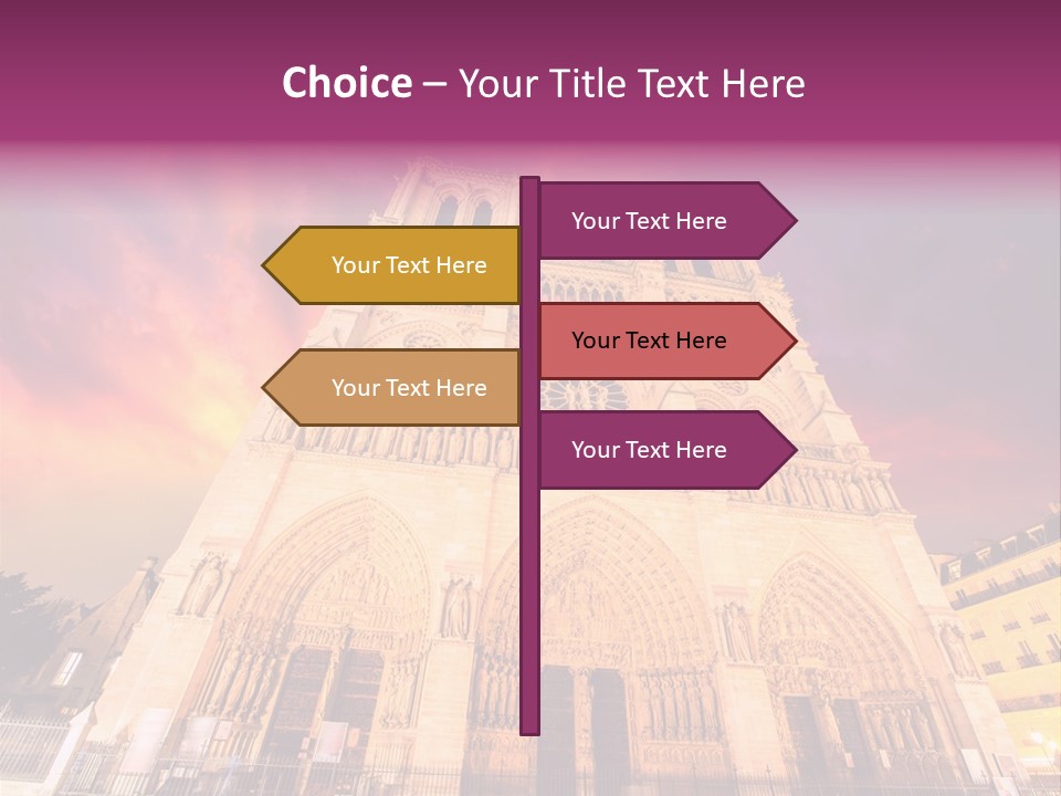 Daybreak Bell Tower Chandelier PowerPoint Template