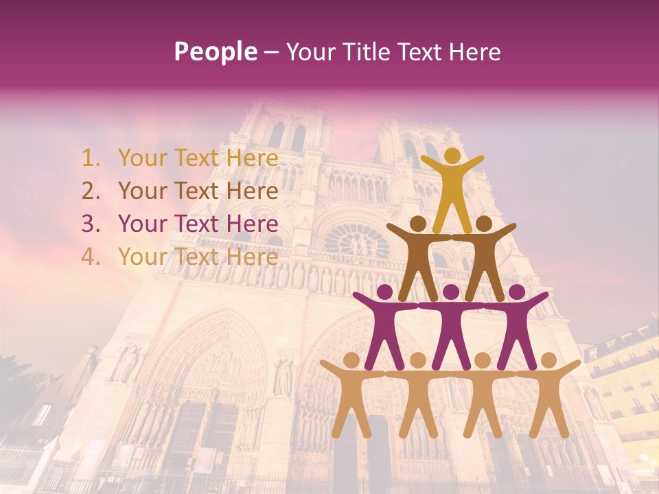Daybreak Bell Tower Chandelier PowerPoint Template