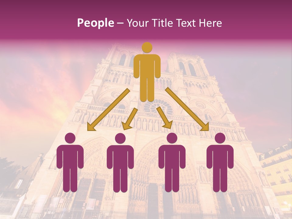 Daybreak Bell Tower Chandelier PowerPoint Template