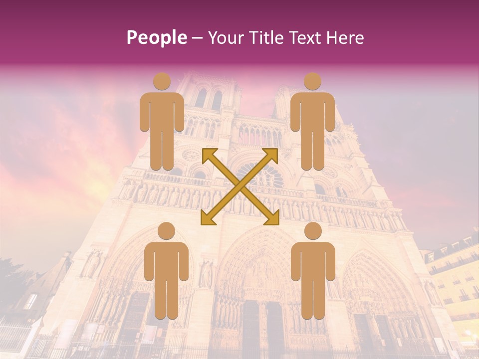 Daybreak Bell Tower Chandelier PowerPoint Template