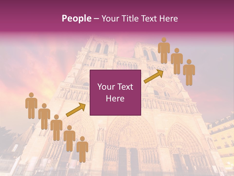 Daybreak Bell Tower Chandelier PowerPoint Template