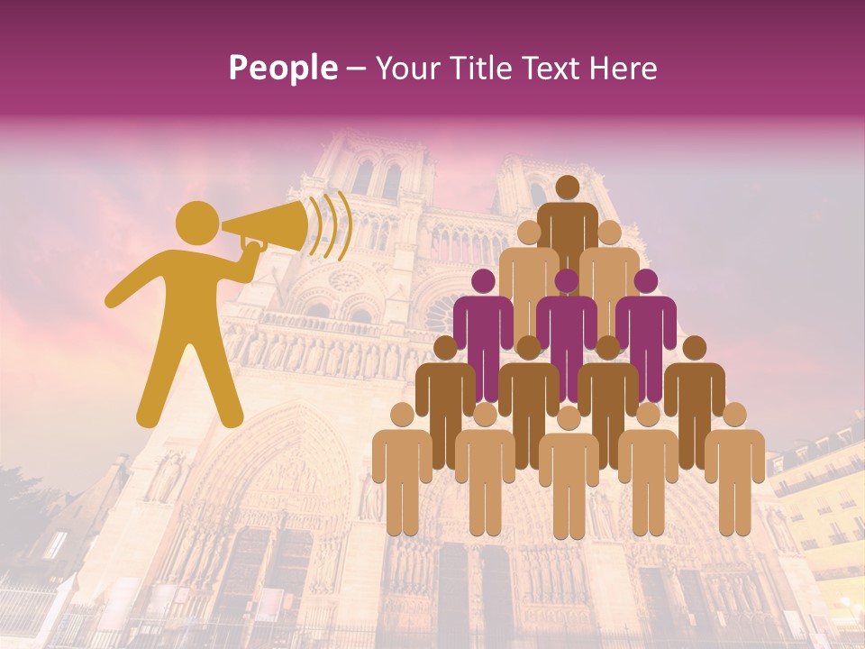 Daybreak Bell Tower Chandelier PowerPoint Template