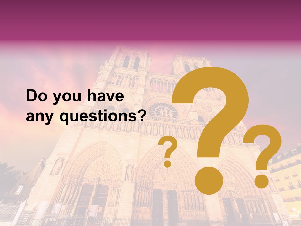 Daybreak Bell Tower Chandelier PowerPoint Template