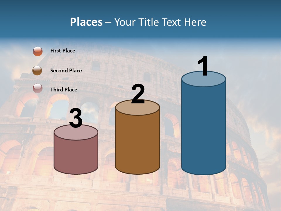 Twilight Sunset Building PowerPoint Template
