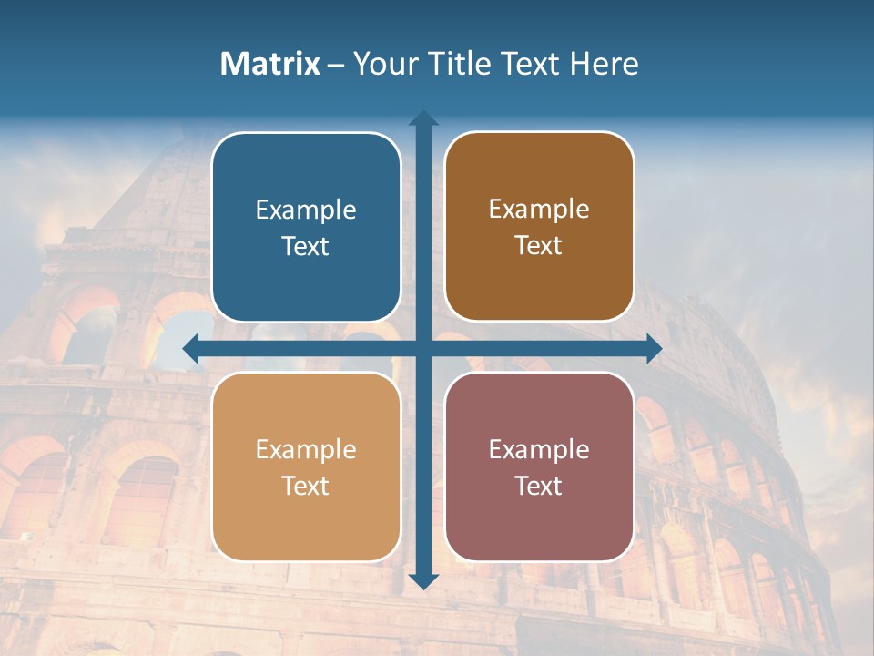 Twilight Sunset Building PowerPoint Template