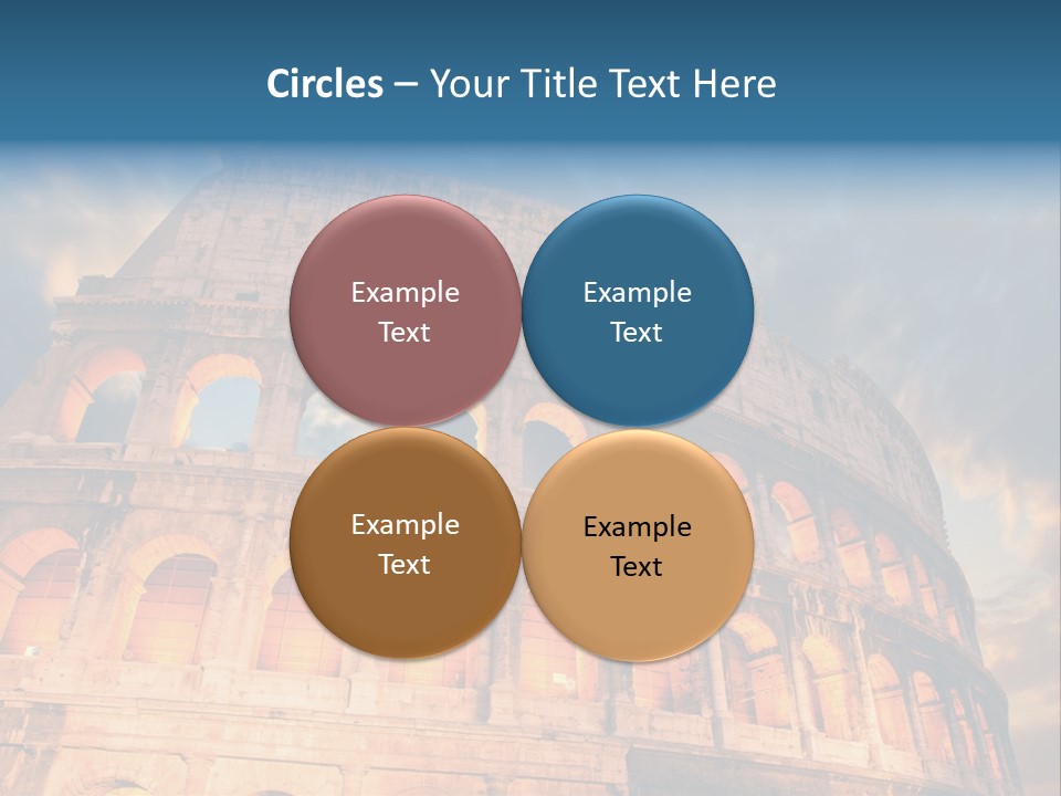 Twilight Sunset Building PowerPoint Template