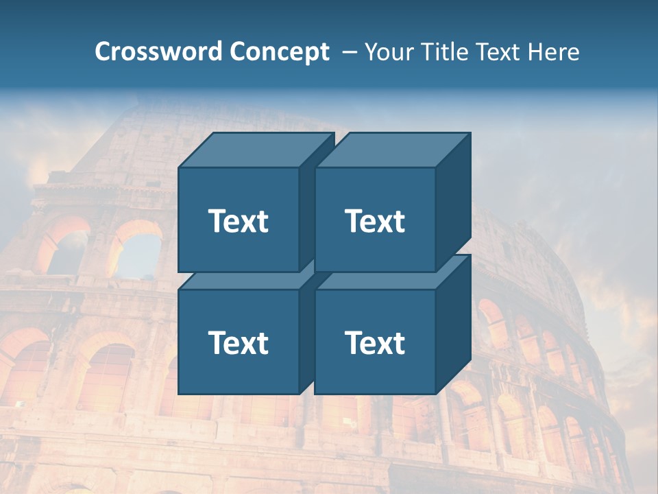 Twilight Sunset Building PowerPoint Template
