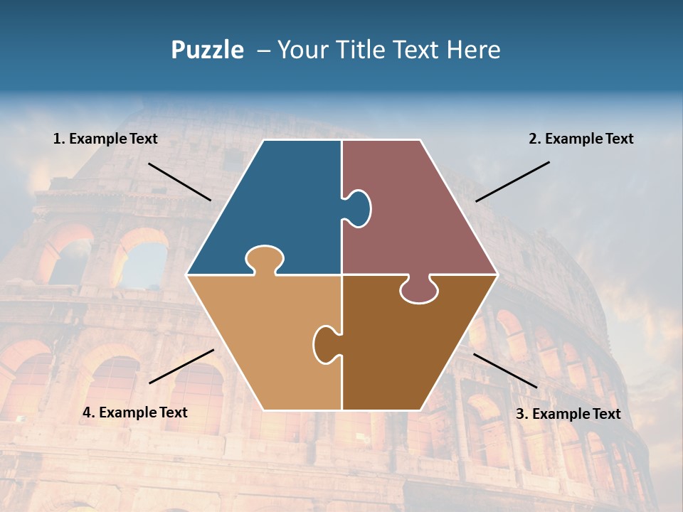 Twilight Sunset Building PowerPoint Template