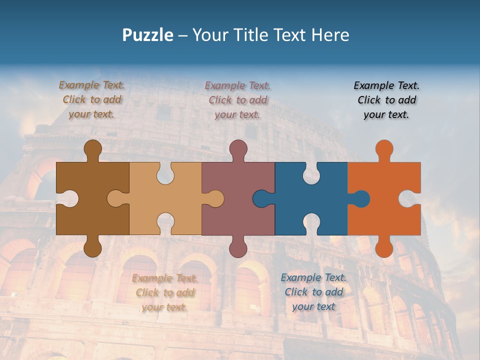 Twilight Sunset Building PowerPoint Template