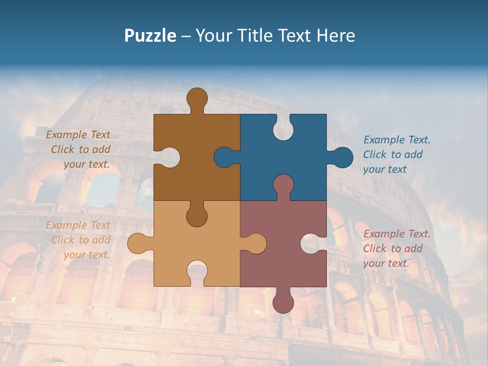 Twilight Sunset Building PowerPoint Template