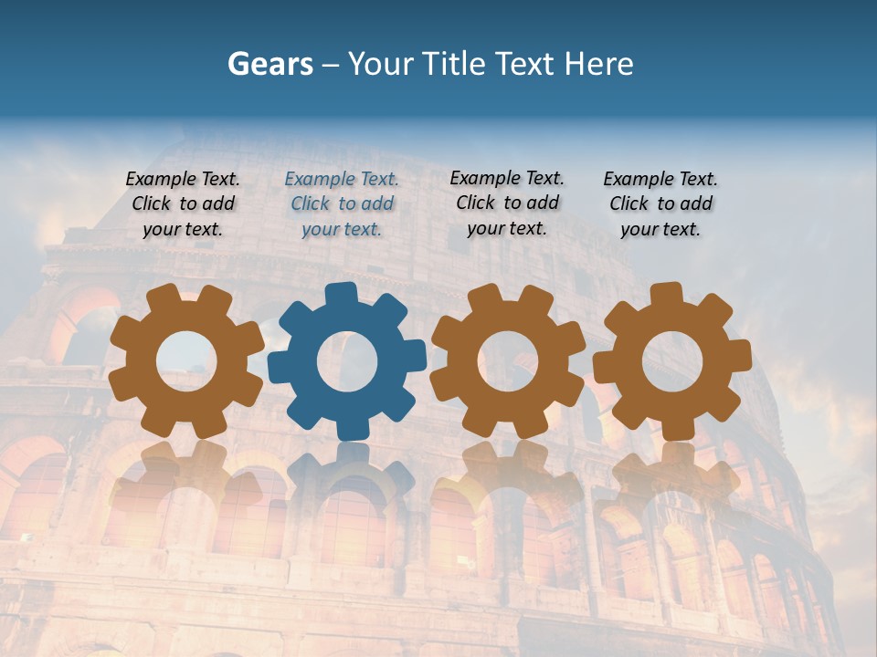 Twilight Sunset Building PowerPoint Template