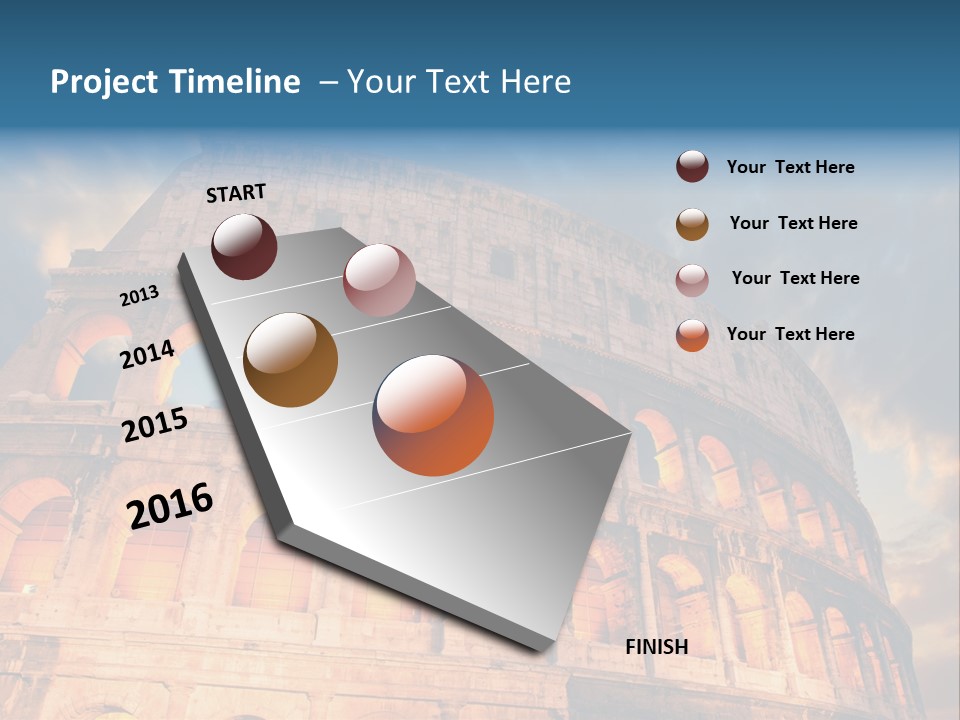 Twilight Sunset Building PowerPoint Template