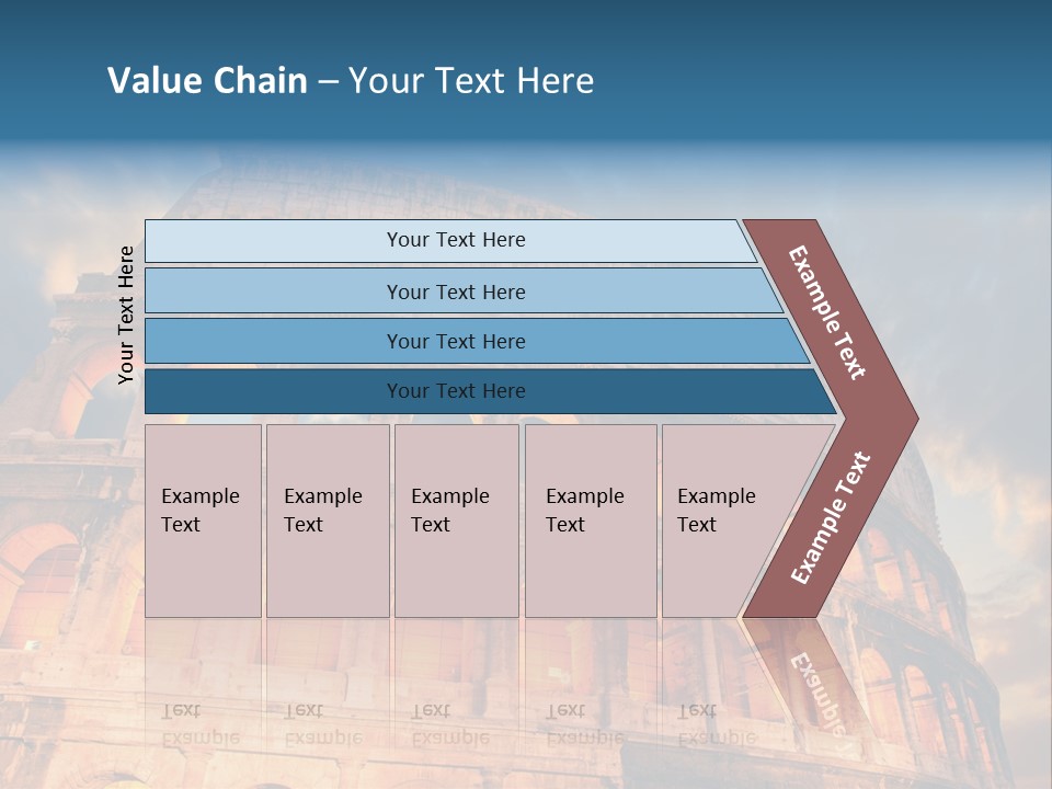 Twilight Sunset Building PowerPoint Template