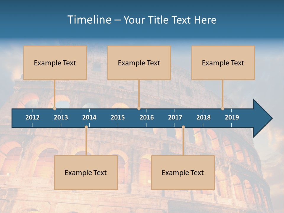 Twilight Sunset Building PowerPoint Template