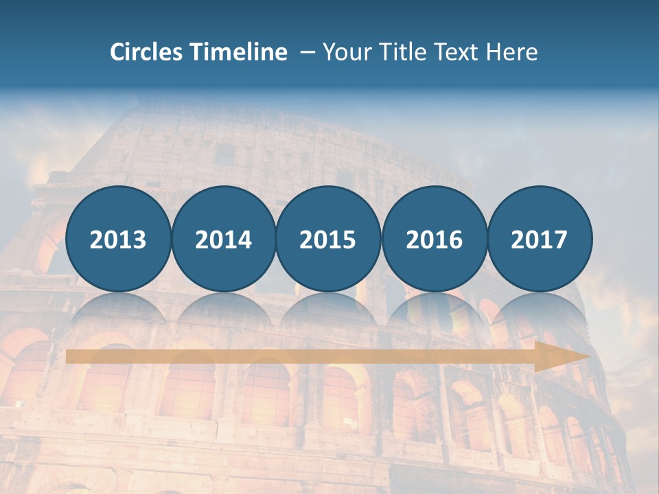 Twilight Sunset Building PowerPoint Template