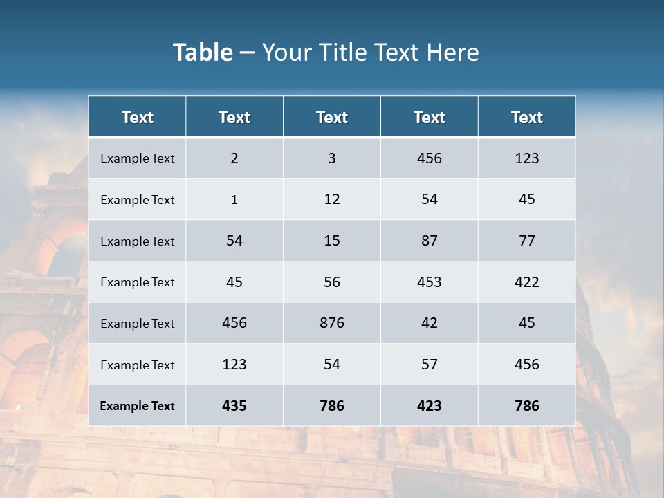 Twilight Sunset Building PowerPoint Template