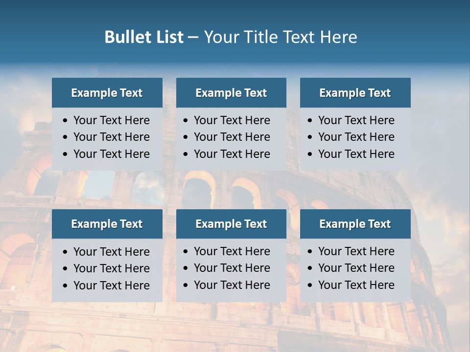 Twilight Sunset Building PowerPoint Template