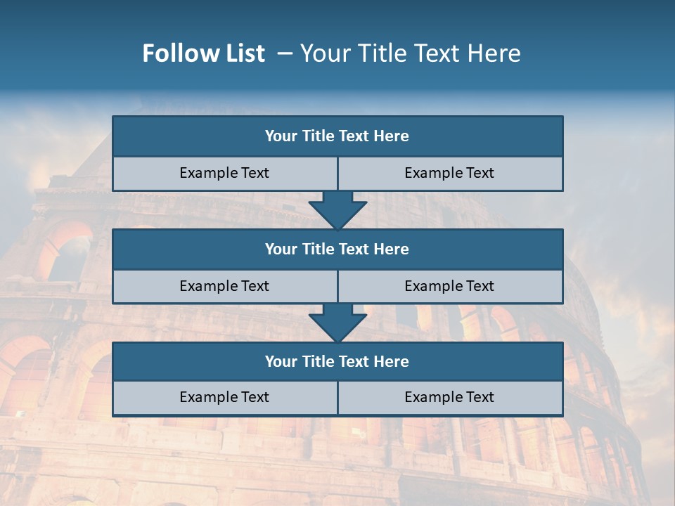 Twilight Sunset Building PowerPoint Template