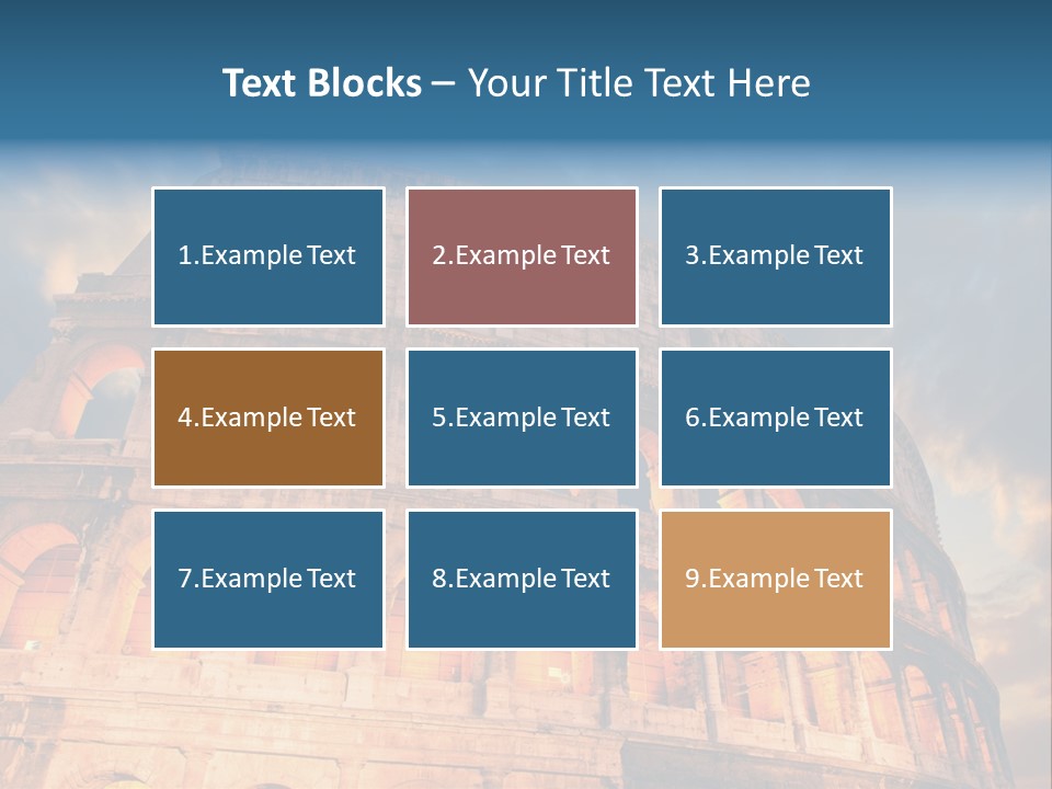 Twilight Sunset Building PowerPoint Template