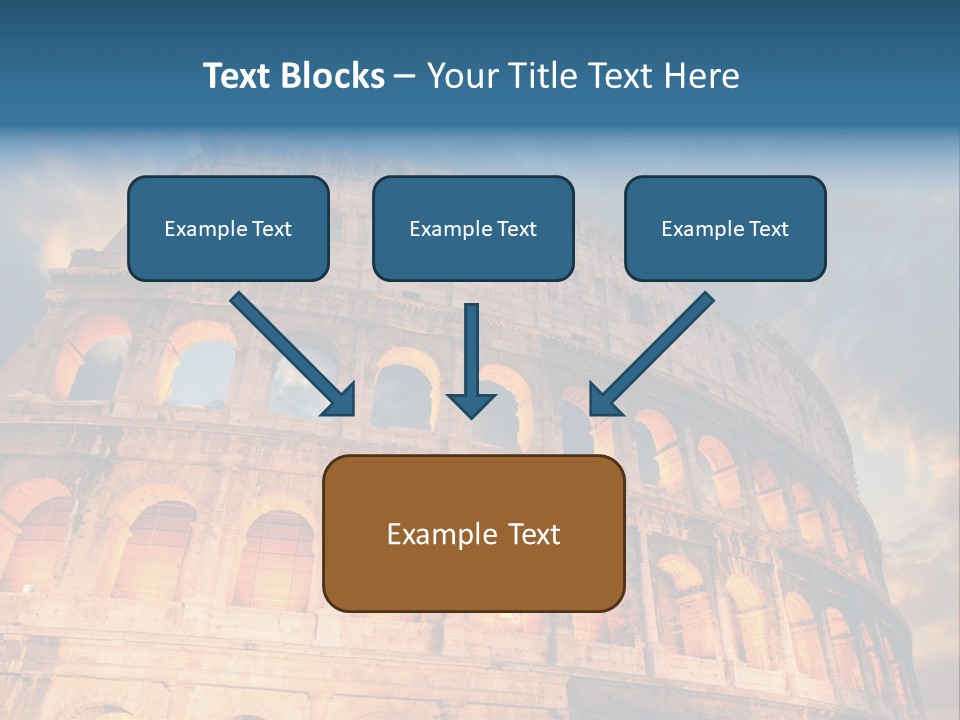 Twilight Sunset Building PowerPoint Template