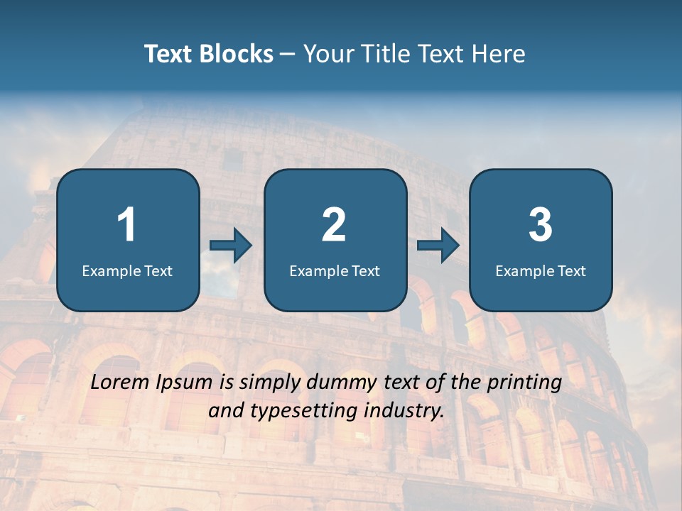 Twilight Sunset Building PowerPoint Template