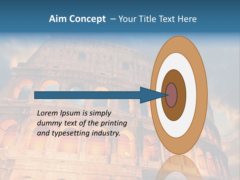 Twilight Sunset Building PowerPoint Template