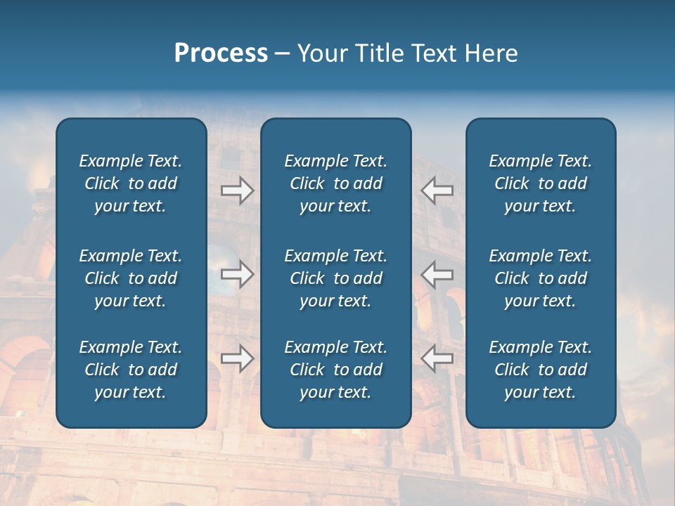 Twilight Sunset Building PowerPoint Template