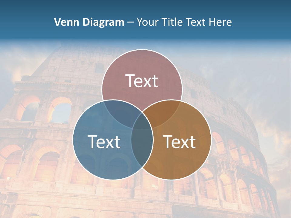Twilight Sunset Building PowerPoint Template