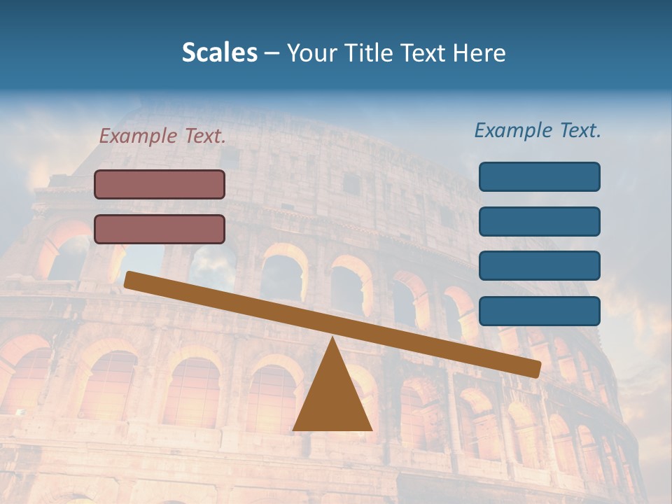 Twilight Sunset Building PowerPoint Template
