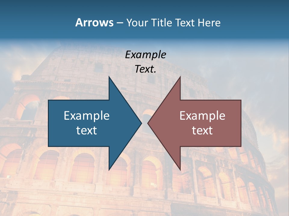 Twilight Sunset Building PowerPoint Template