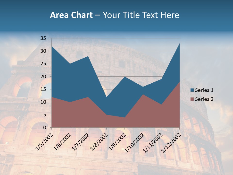 Twilight Sunset Building PowerPoint Template