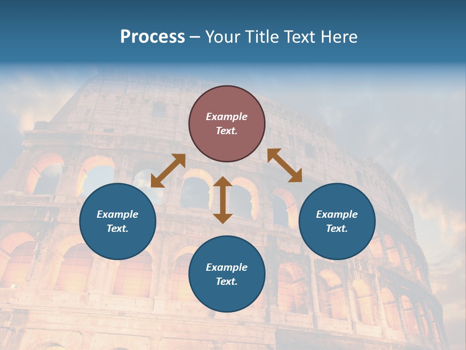 Twilight Sunset Building PowerPoint Template