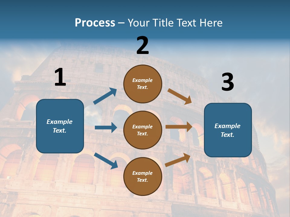Twilight Sunset Building PowerPoint Template