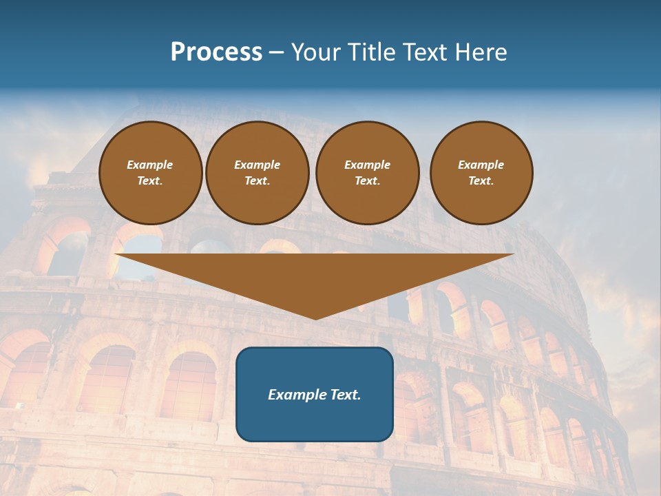 Twilight Sunset Building PowerPoint Template