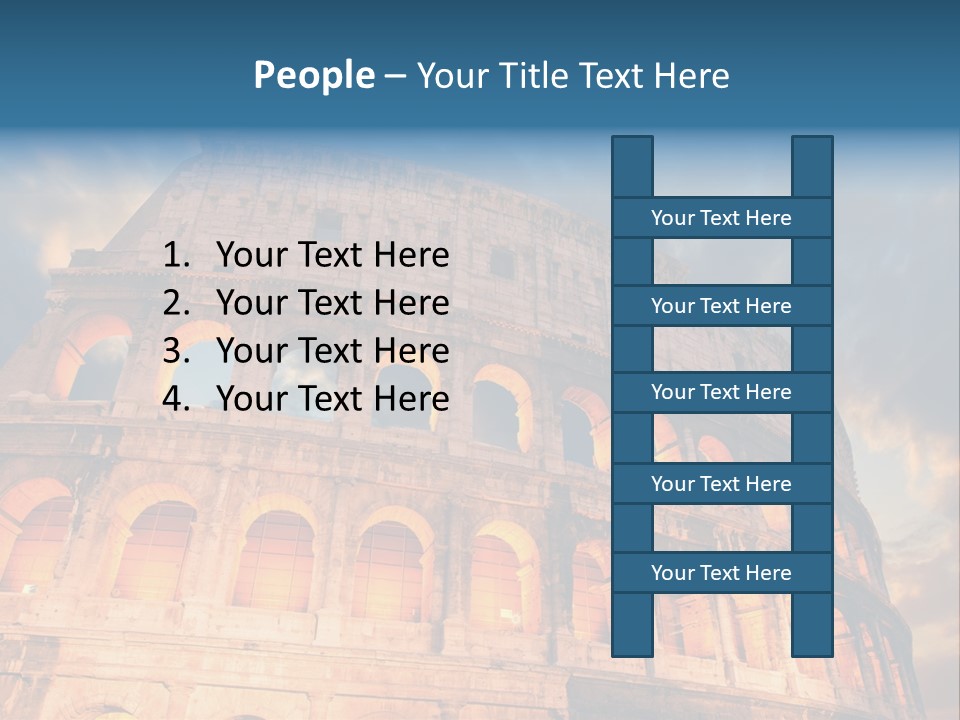 Twilight Sunset Building PowerPoint Template