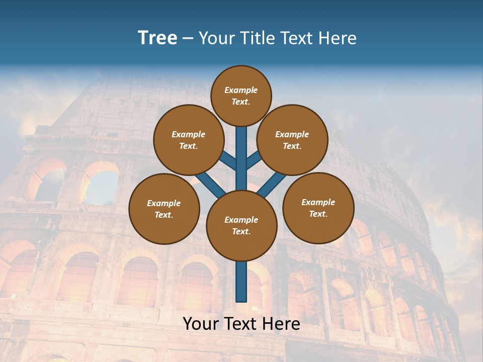 Twilight Sunset Building PowerPoint Template