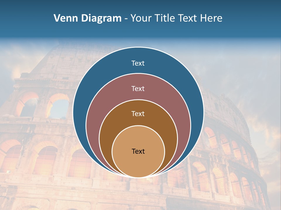 Twilight Sunset Building PowerPoint Template