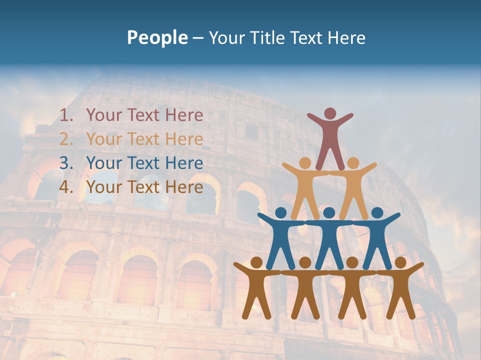 Twilight Sunset Building PowerPoint Template