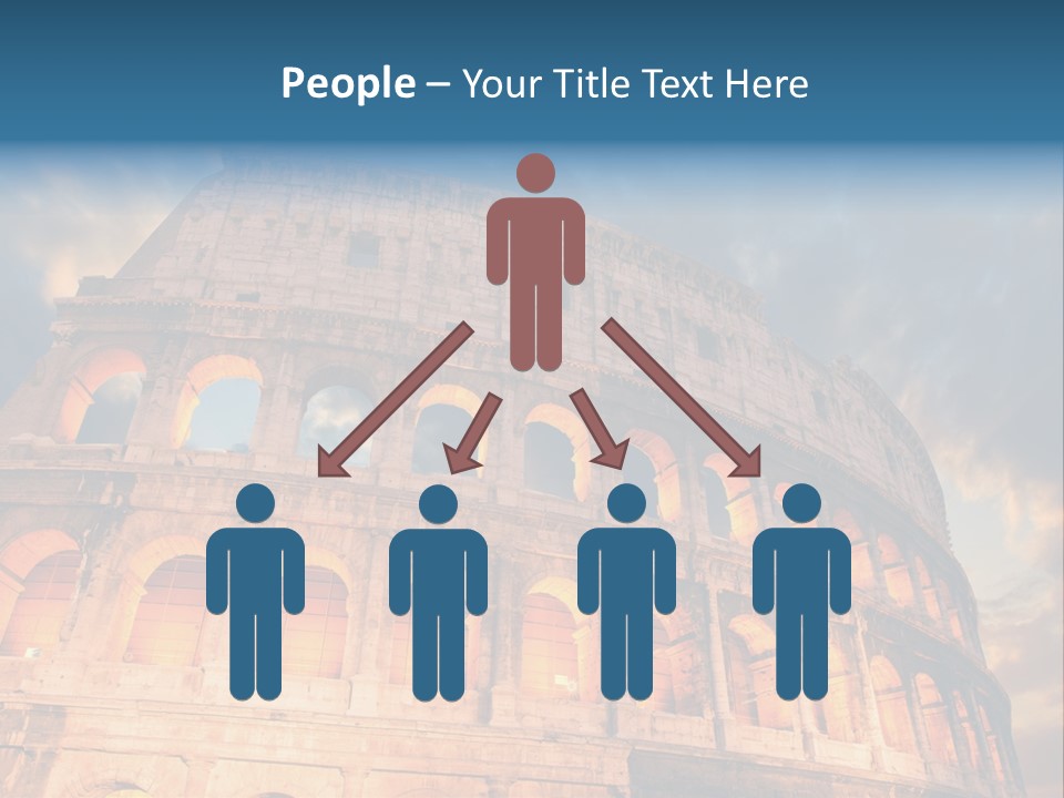 Twilight Sunset Building PowerPoint Template