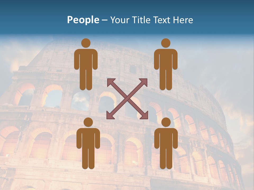 Twilight Sunset Building PowerPoint Template