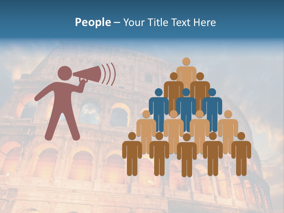 Twilight Sunset Building PowerPoint Template