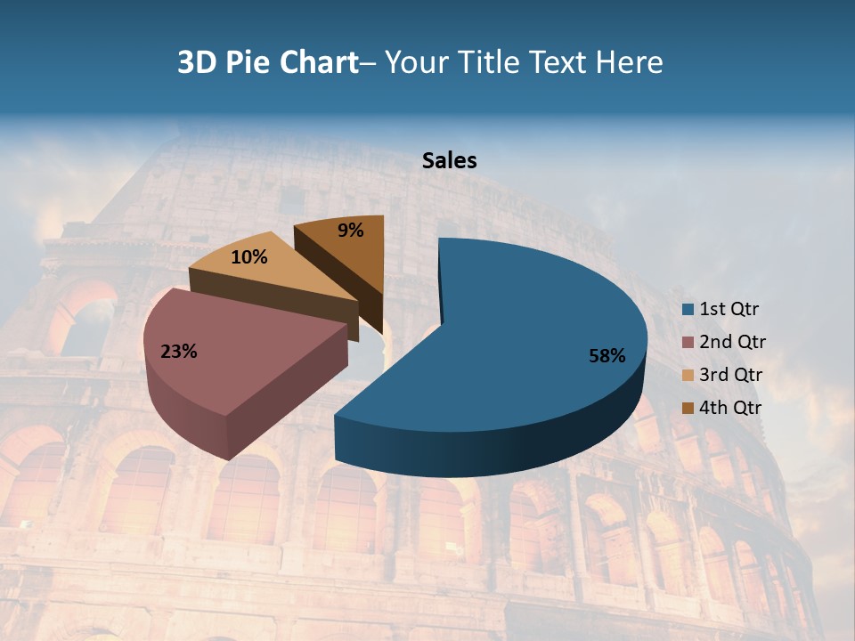 Twilight Sunset Building PowerPoint Template