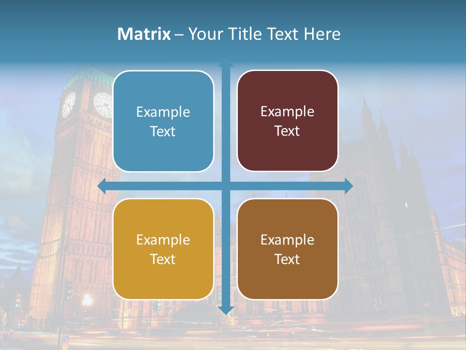 Palace Clock Ornate PowerPoint Template