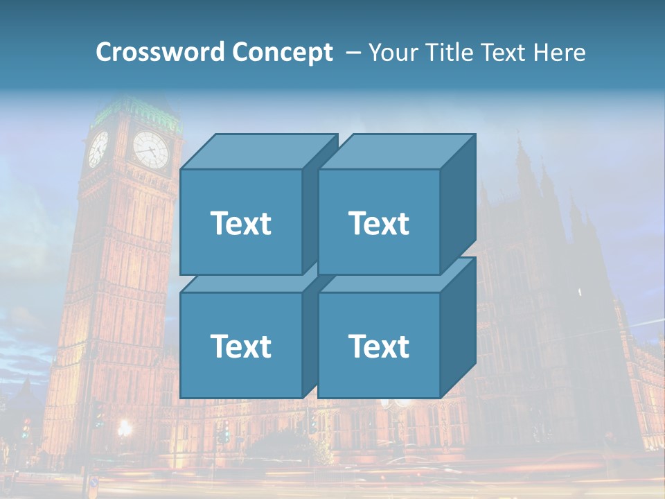Palace Clock Ornate PowerPoint Template