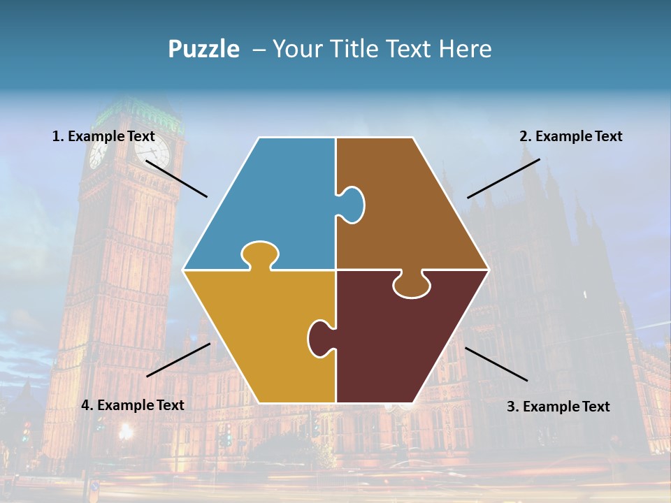 Palace Clock Ornate PowerPoint Template