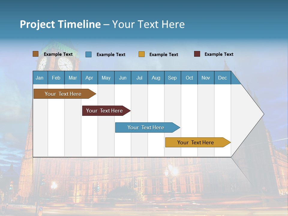 Palace Clock Ornate PowerPoint Template