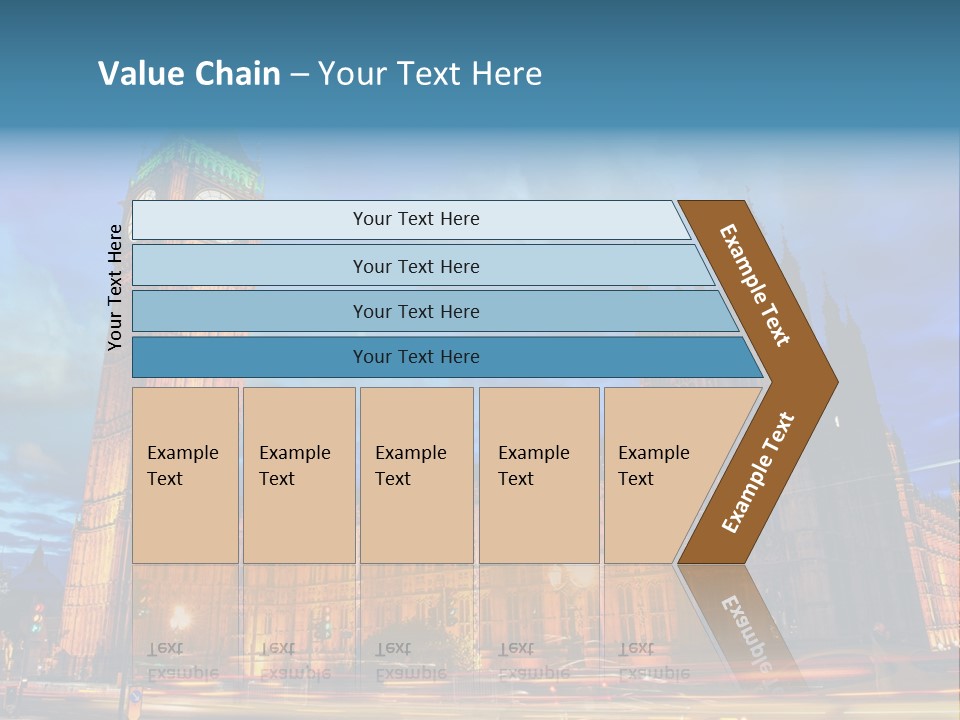 Palace Clock Ornate PowerPoint Template
