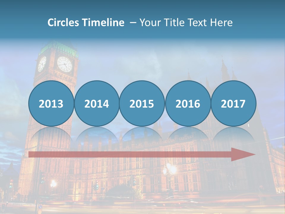 Palace Clock Ornate PowerPoint Template