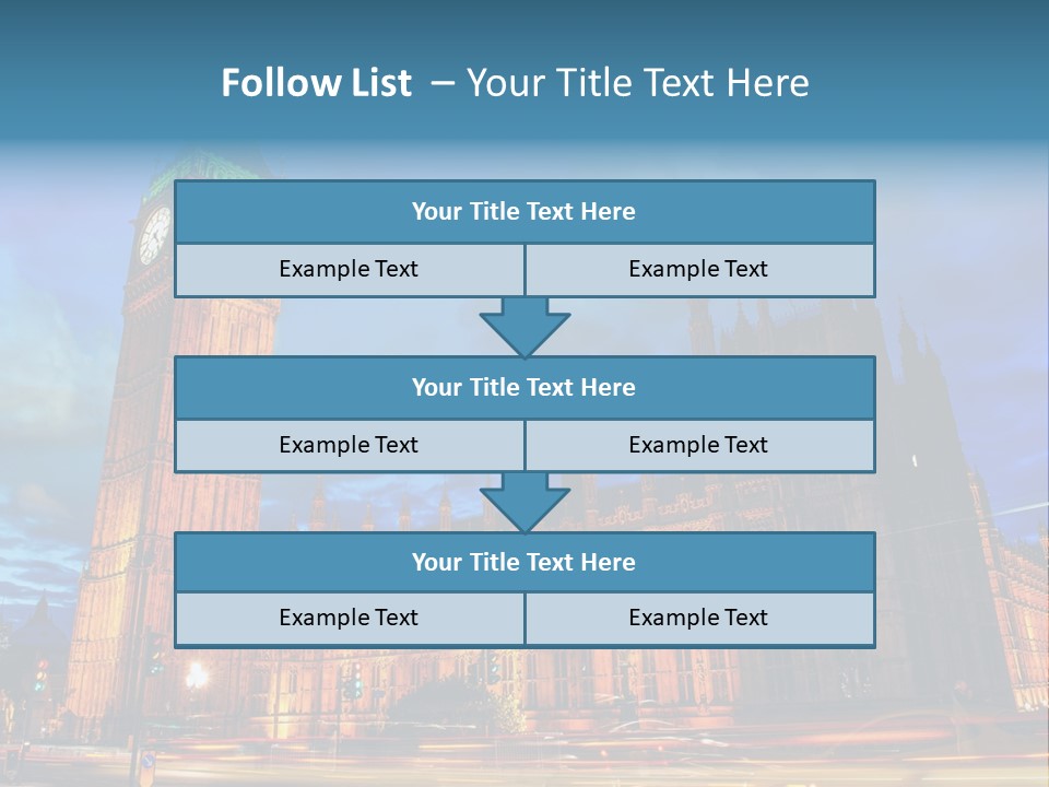 Palace Clock Ornate PowerPoint Template
